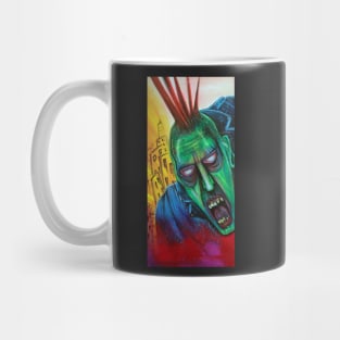 Punk Rock Zombie Mug